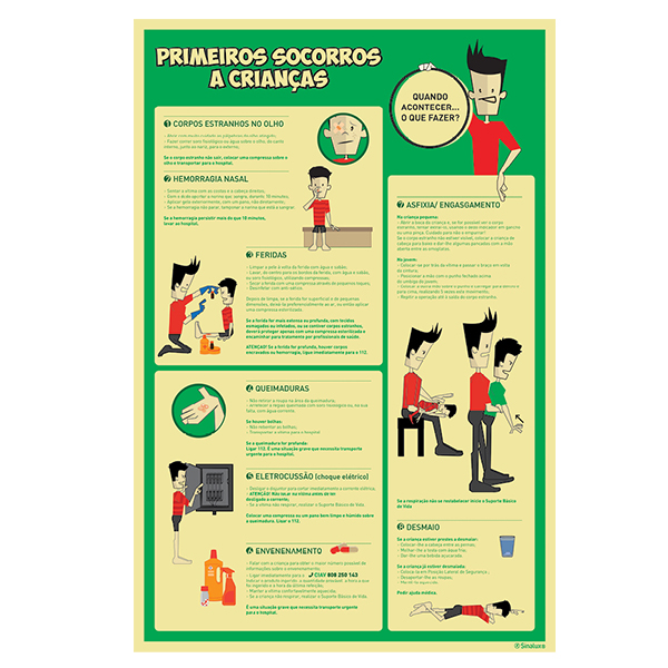 Sinal Primeiros Socorros a Crianças PSS21