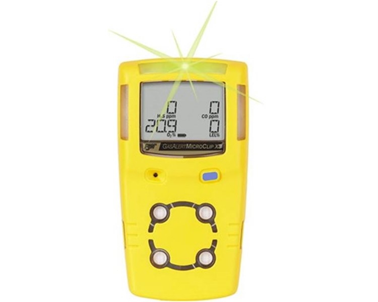 Detetor de Gases BW MicroClip X3-H2S/CO/O2/LIE